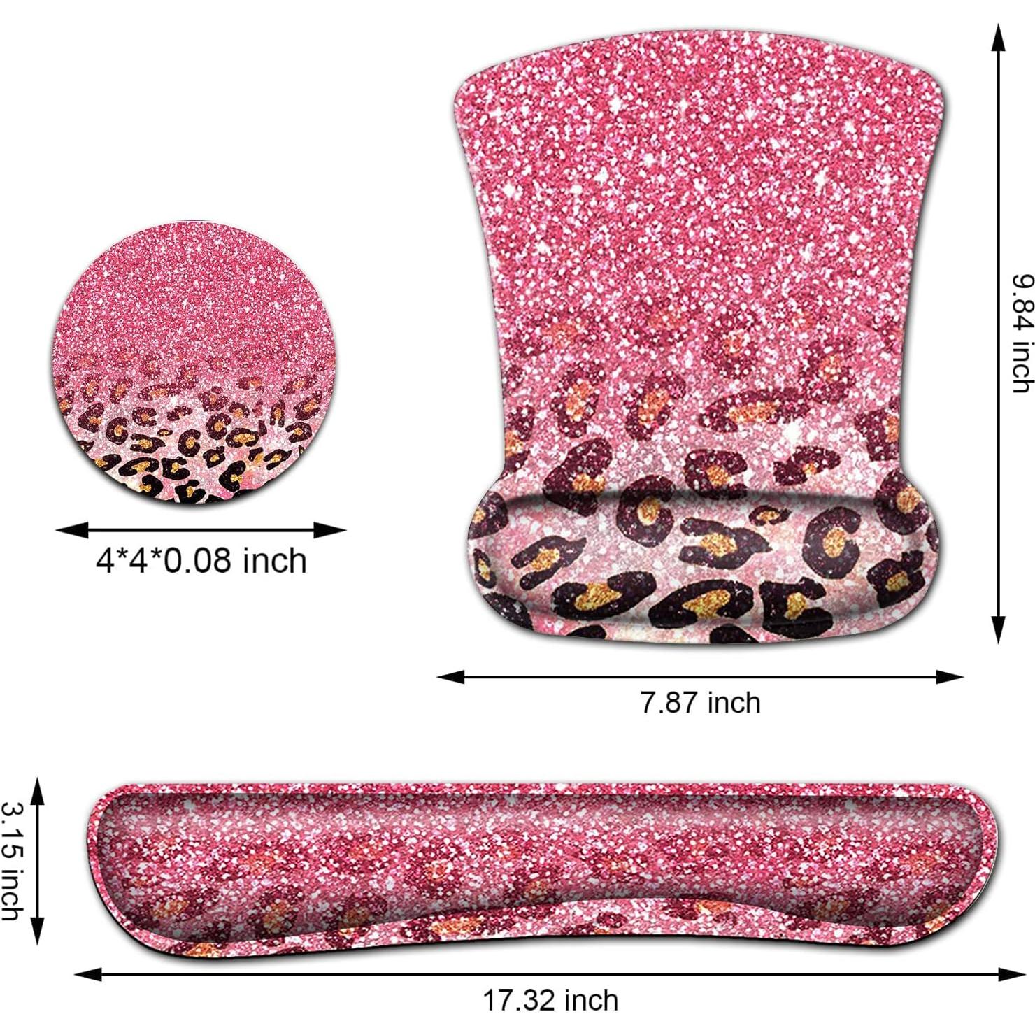 Soporte de Muñeca Ergonómico YVBHCGGGF para Teclado y Ratón