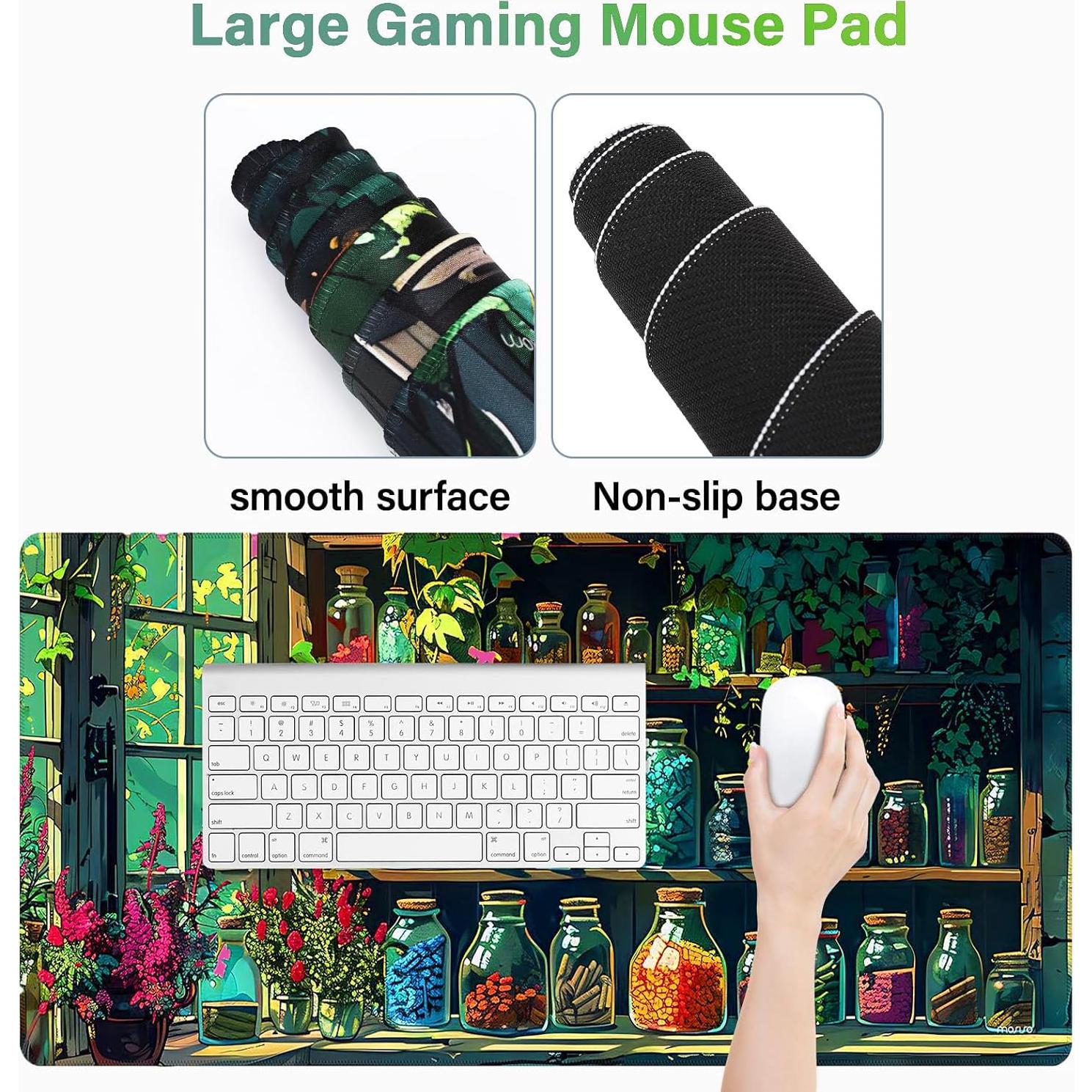 Conjunto Alfombrilla Grande y Soporte Ergonómico Mosiso