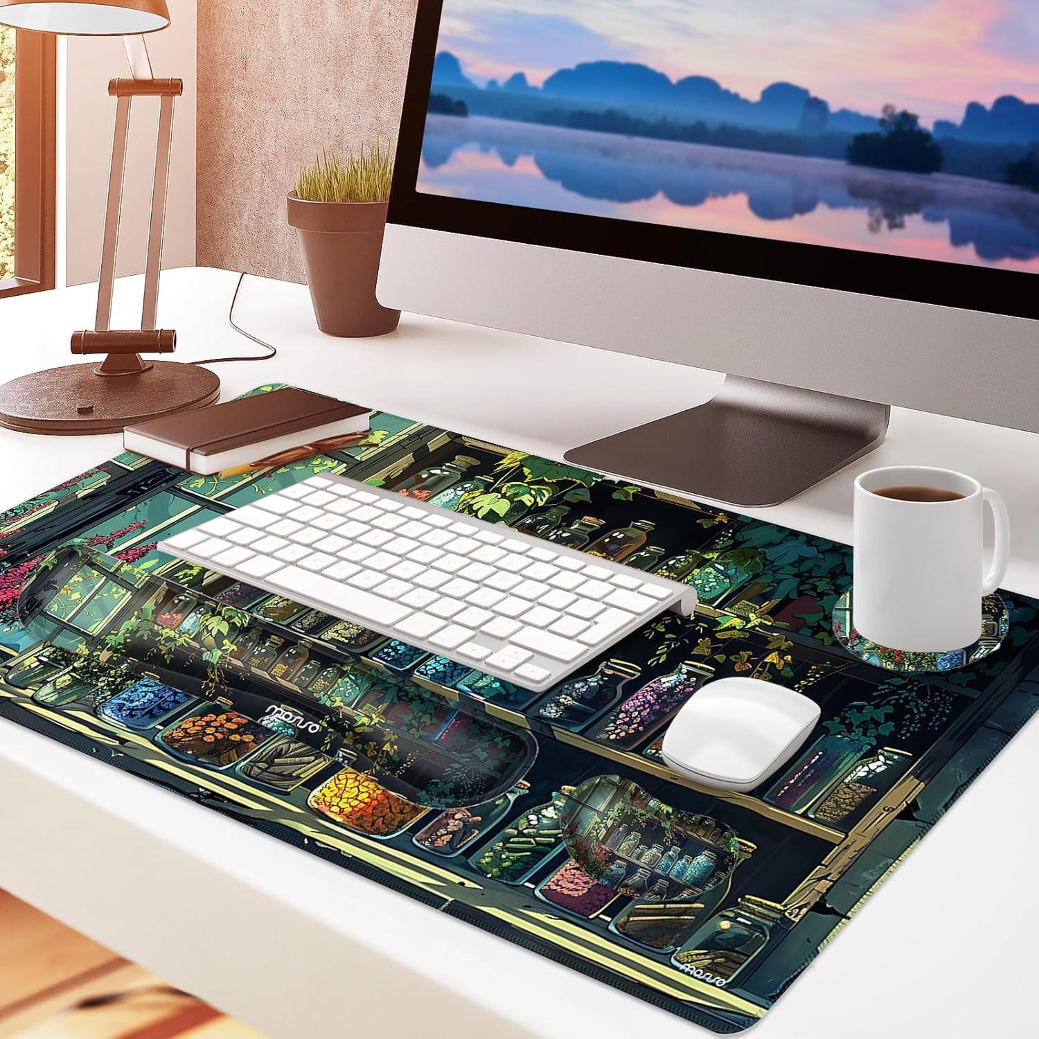 Conjunto Alfombrilla Grande y Soporte Ergonómico Mosiso