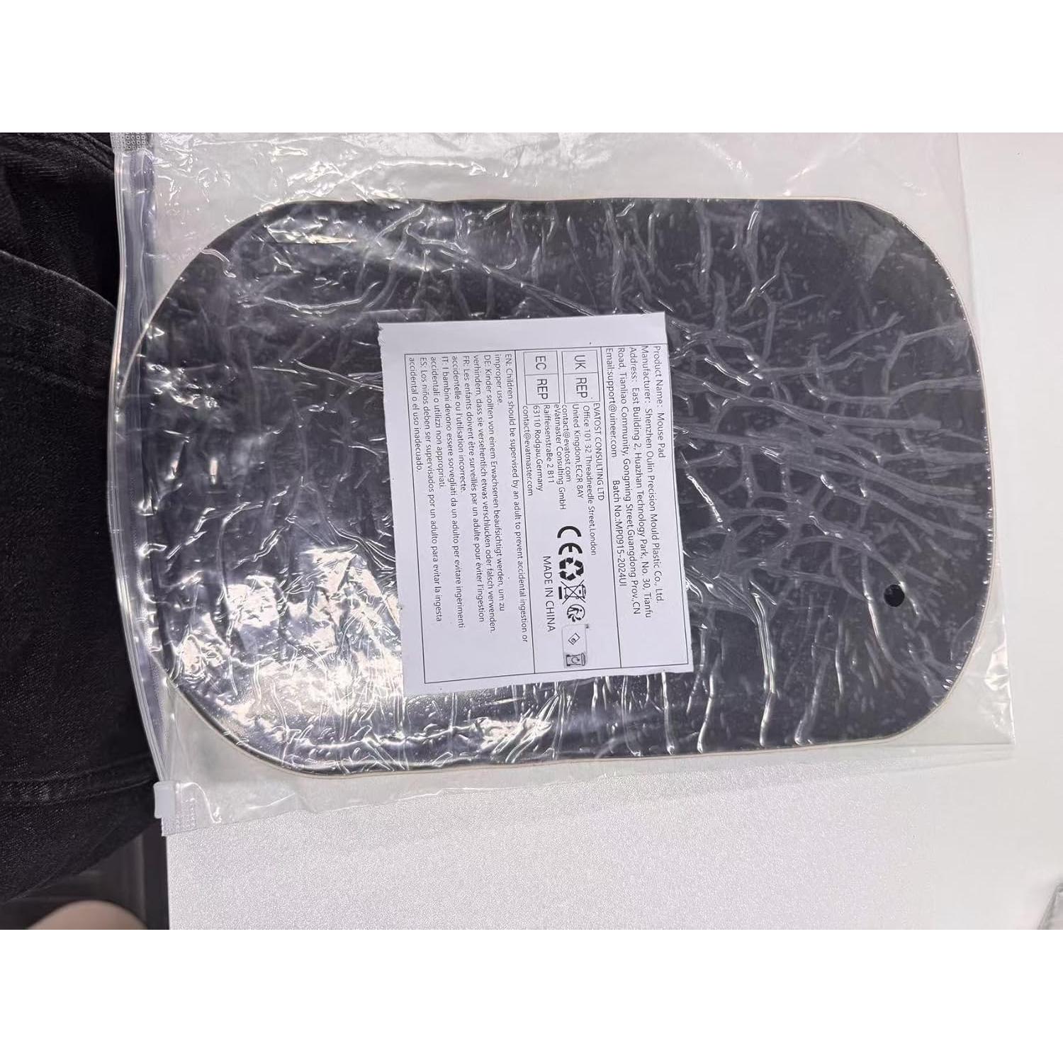 Alfombrilla de Ratón Ergonómica Uineer PXP con Reposamuñecas