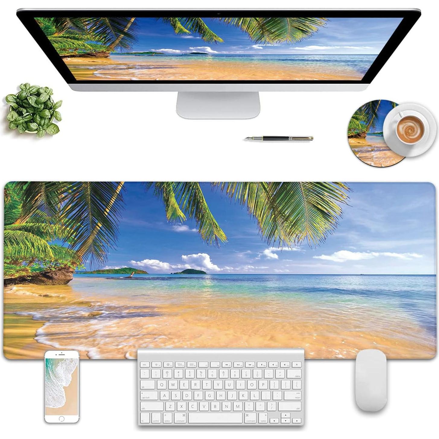 Alfombrilla de Ratón Grande Yuxcfhjfe XL 800x300mm Ergonómica