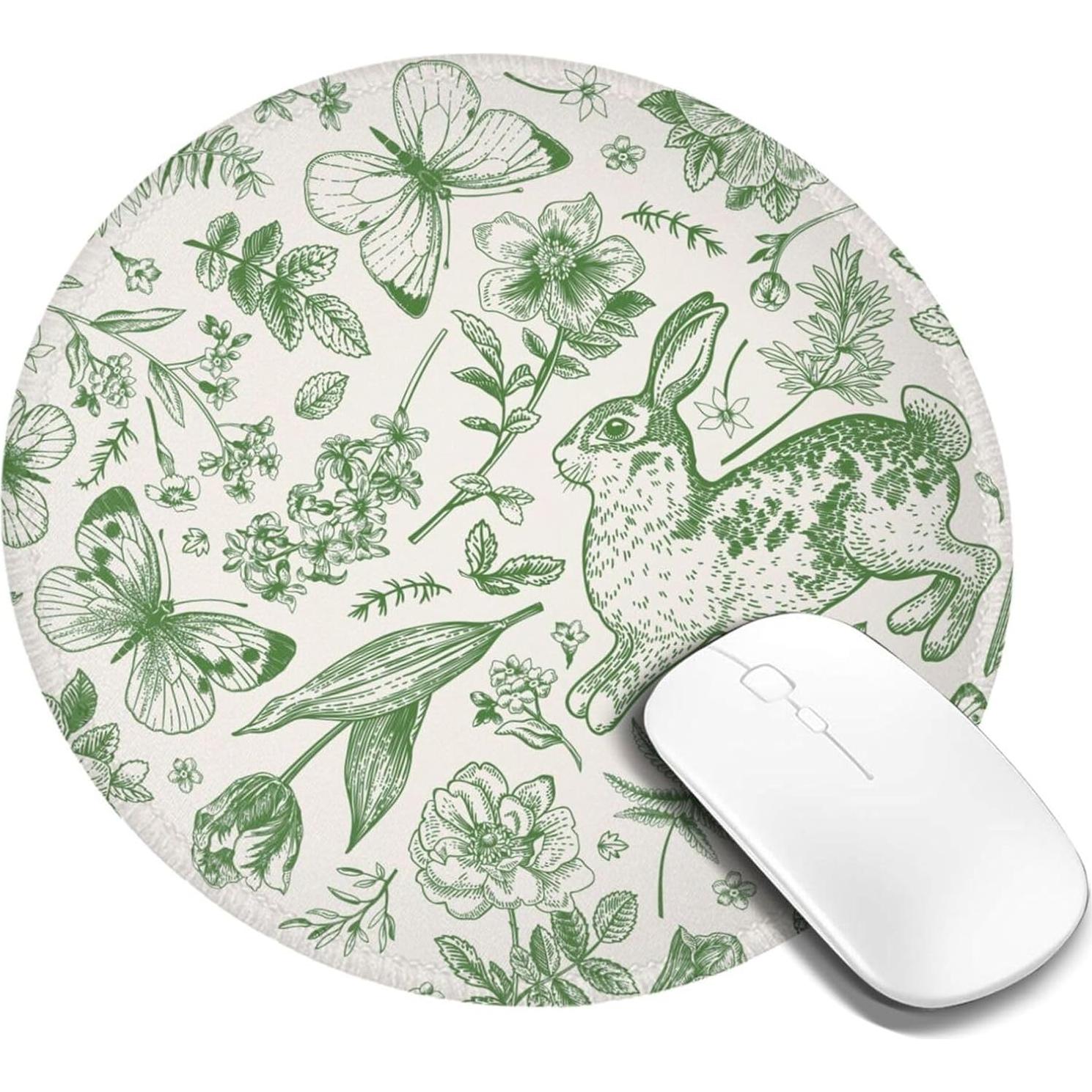 Alfombrilla de Ratón Redonda Cayiibe SBD-05 20x20 cm Floral