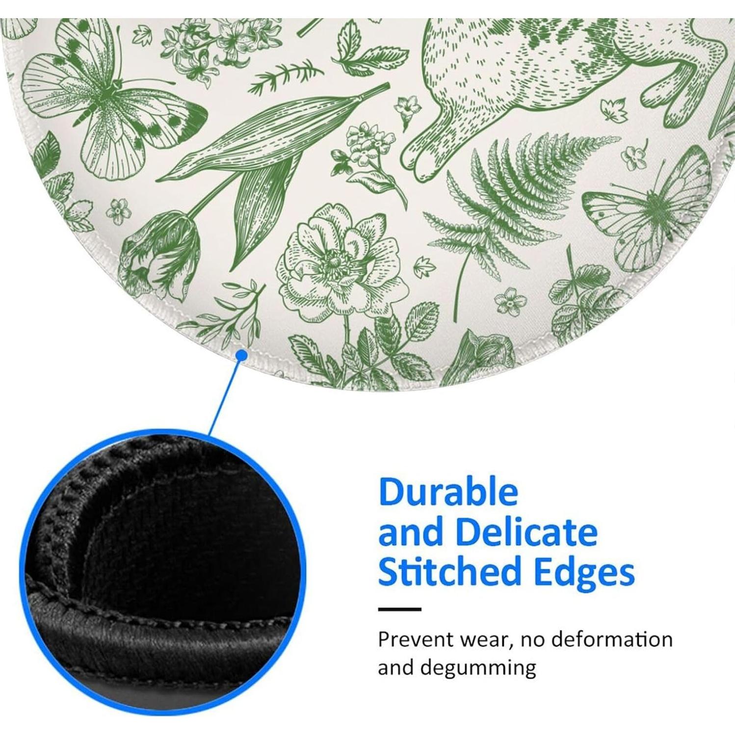 Alfombrilla de Ratón Redonda Cayiibe SBD-05 20x20 cm Floral