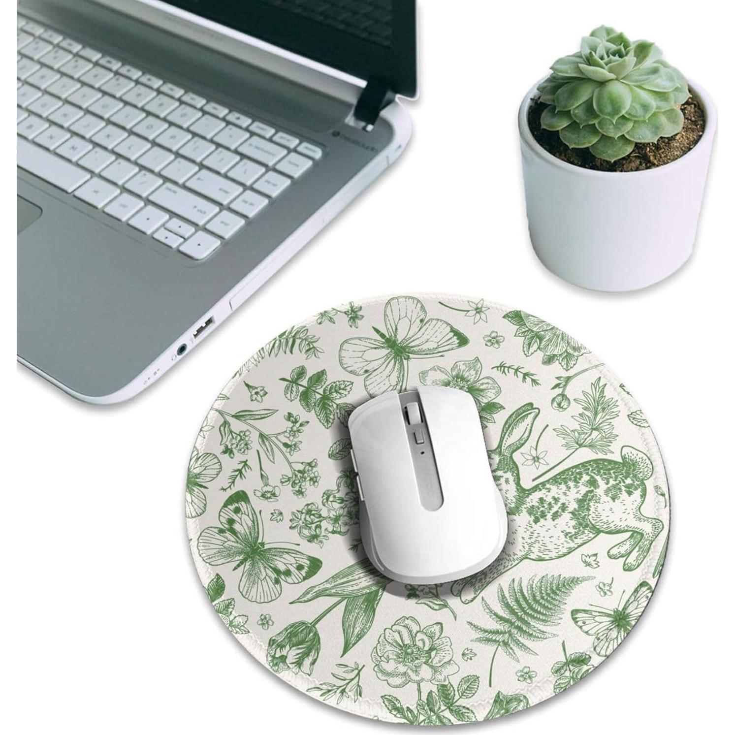 Alfombrilla de Ratón Redonda Cayiibe SBD-05 20x20 cm Floral