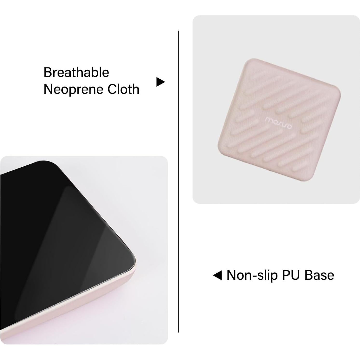 Reposamuñecas Ergonómico Mosiso 2 Pcs Almohadillas Albaricoque