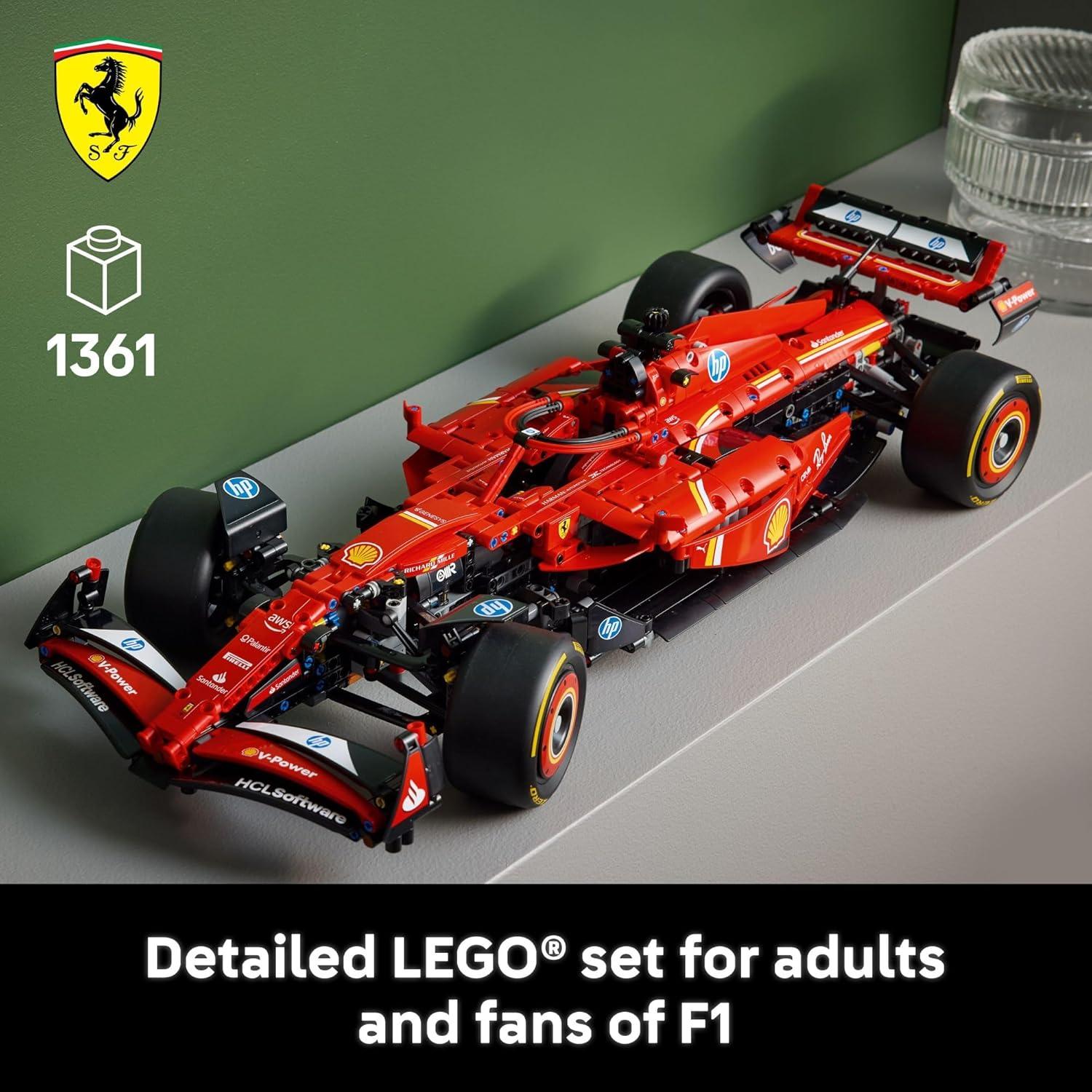 LEGO Technic Ferrari SF-24 F1 Modelo 1:8 - 1362 Piezas