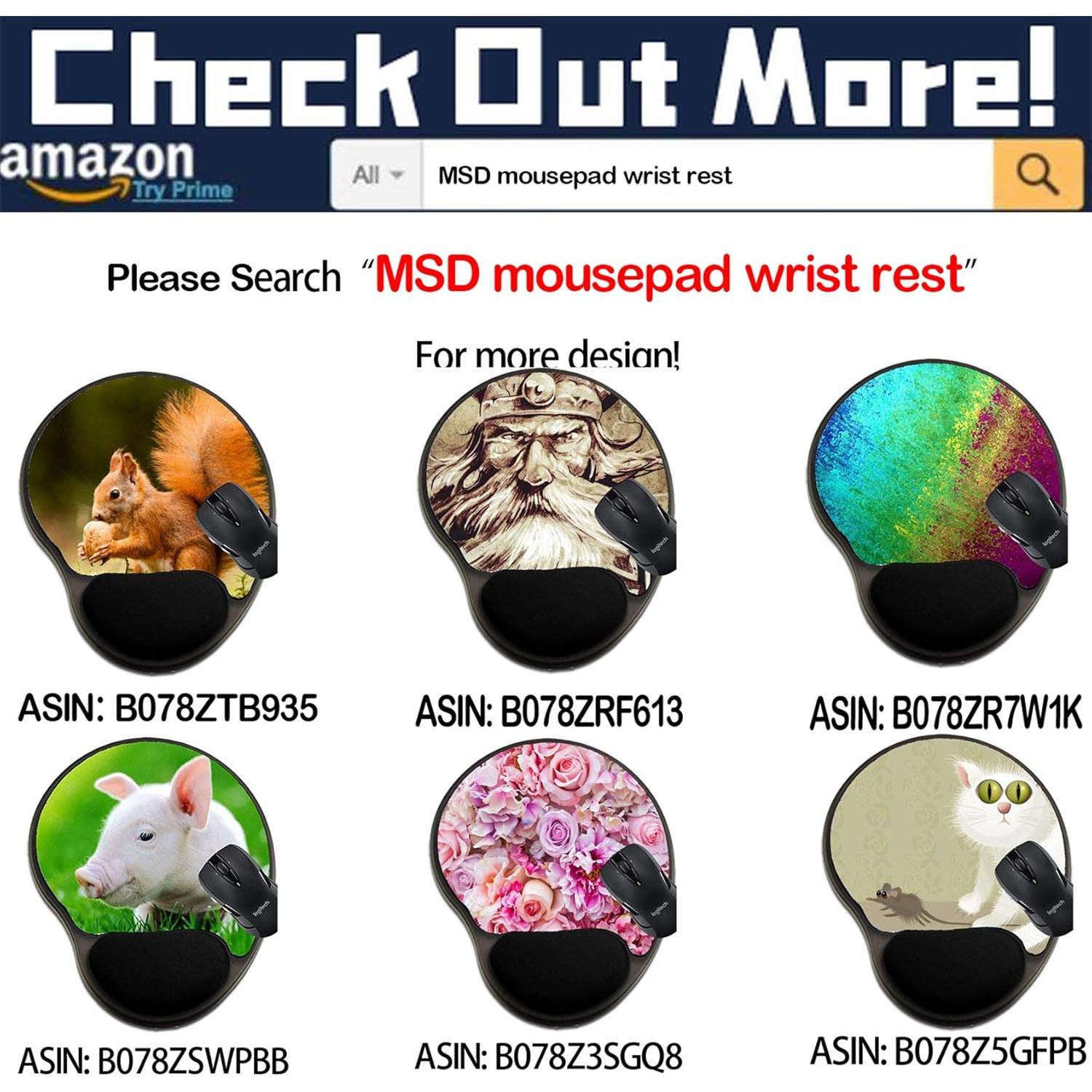 Reposamuñecas Mousepad MSD con Soporte de Espuma Premium