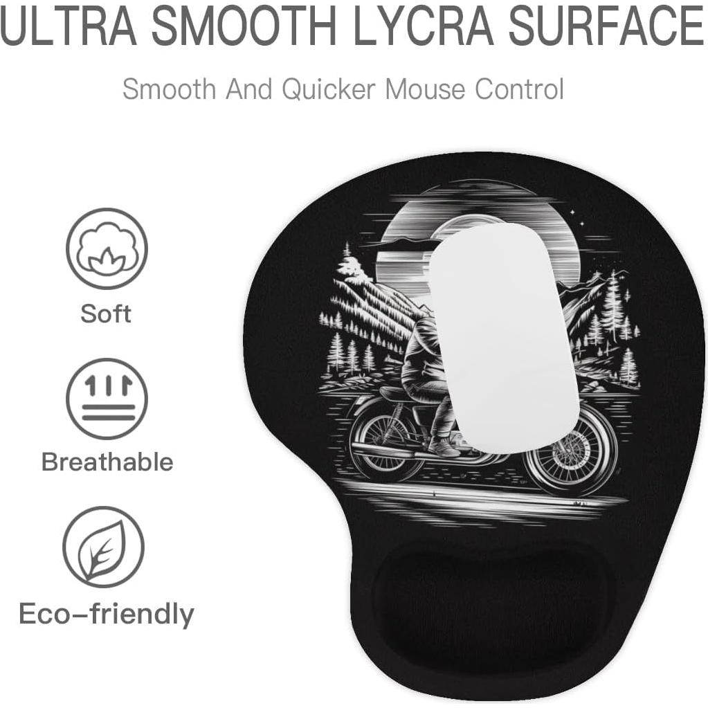 Alfombrilla de Ratón Ergonómica HEAPPER con Reposamuñecas Gel