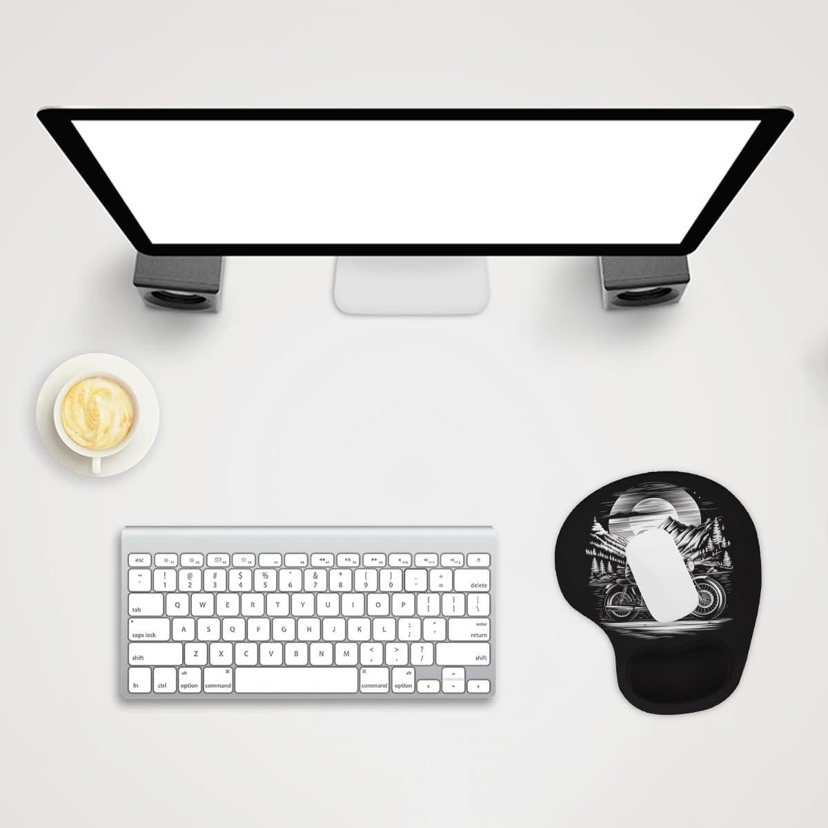 Alfombrilla de Ratón Ergonómica HEAPPER con Reposamuñecas Gel