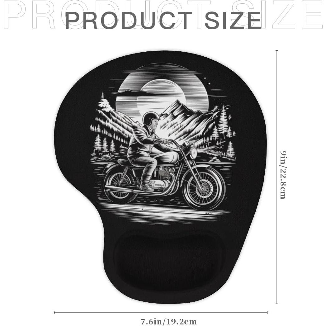 Alfombrilla de Ratón Ergonómica HEAPPER con Reposamuñecas Gel