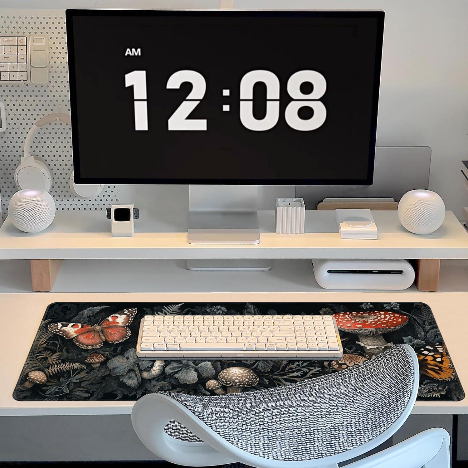 Alfombrilla de Ratón Branteris Hongo Pintado 80x30 cm Antideslizante