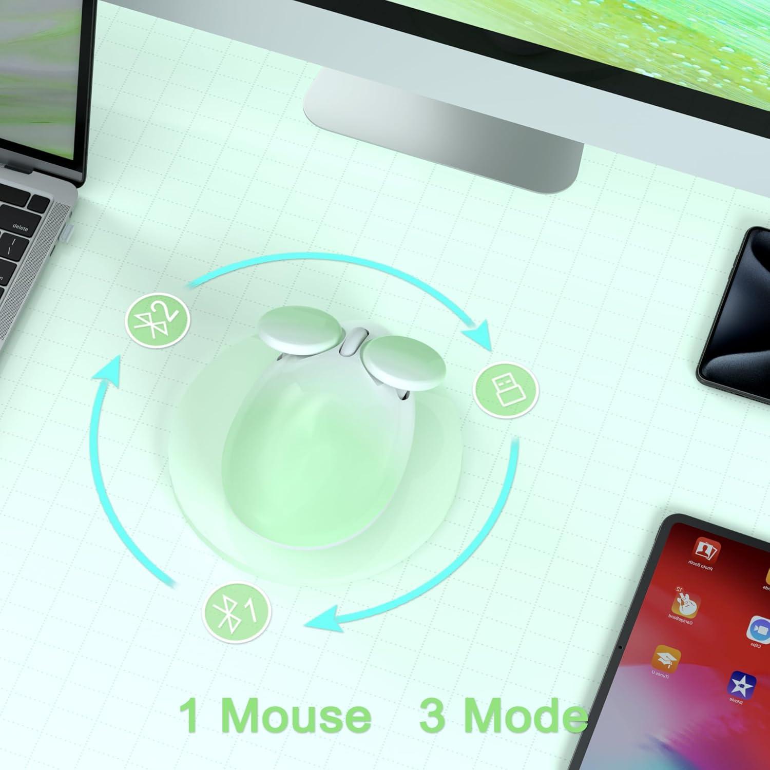 Ratón Inalámbrico 2.4GHz Links9+ Verde 1600DPI