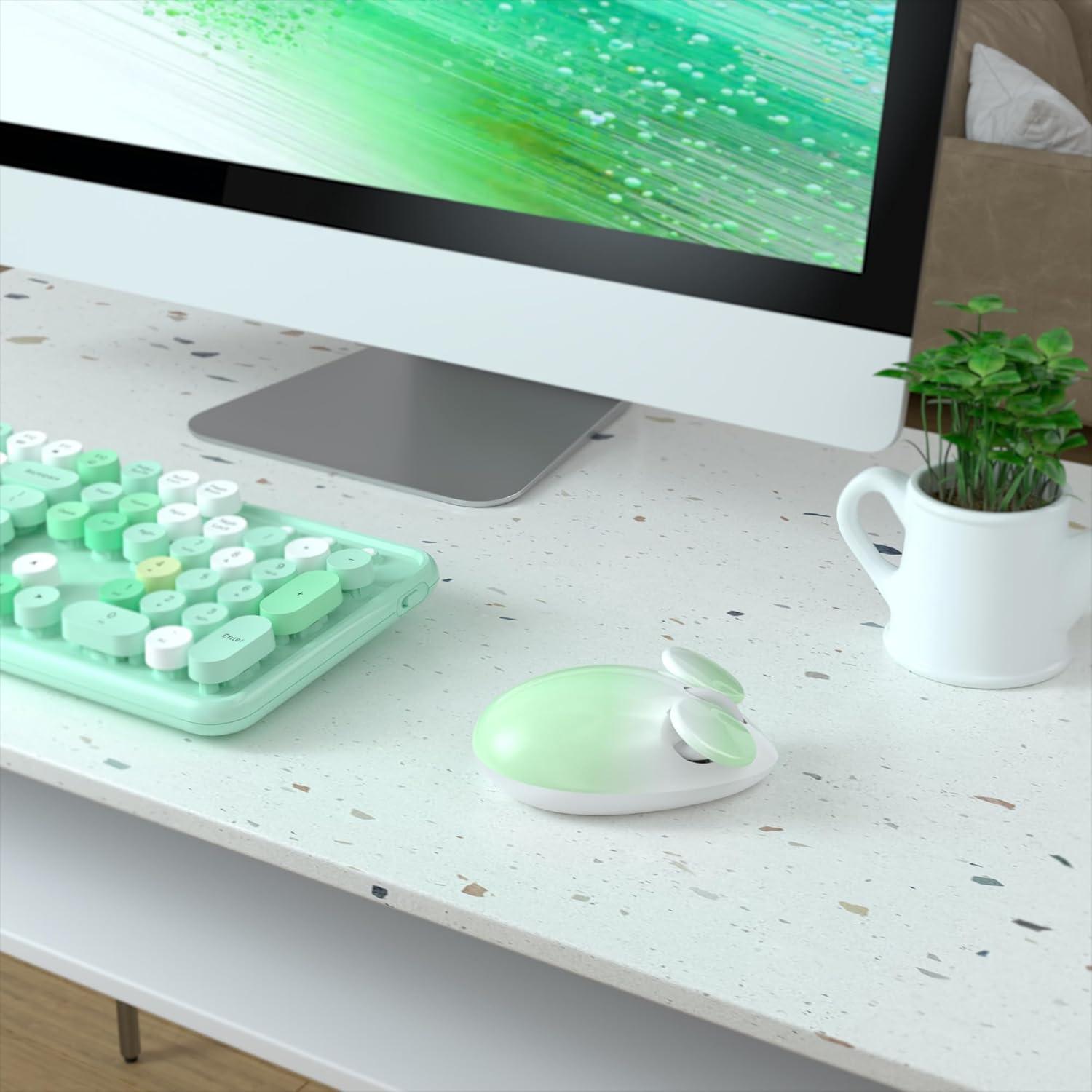 Ratón Inalámbrico 2.4GHz Links9+ Verde 1600DPI