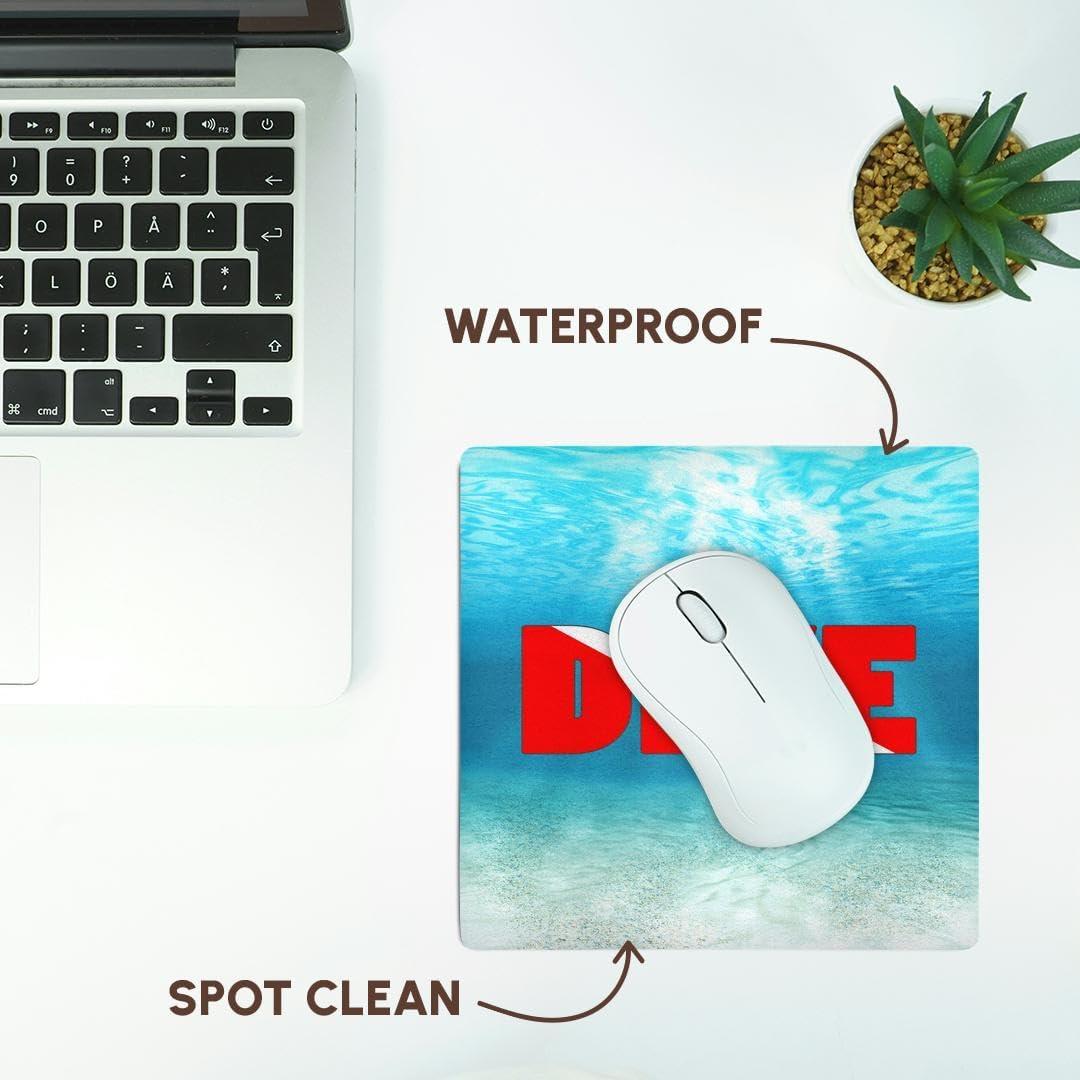 Alfombrilla de Ratón 3dRose Hombre Buceador 20.32x20.32cm