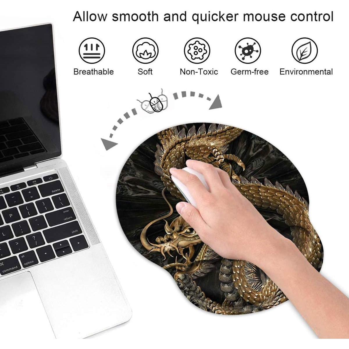 Almohadilla Ergonómica LACOMA con Soporte para Muñeca y Posavasos