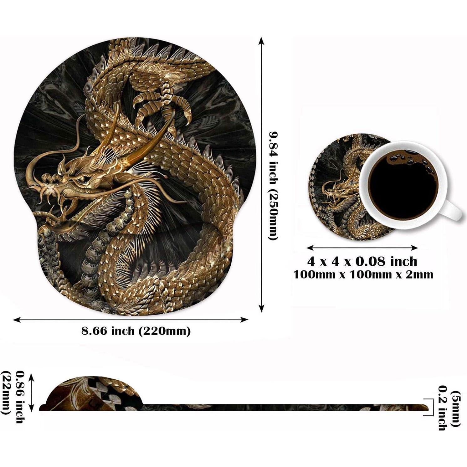 Almohadilla Ergonómica LACOMA con Soporte para Muñeca y Posavasos