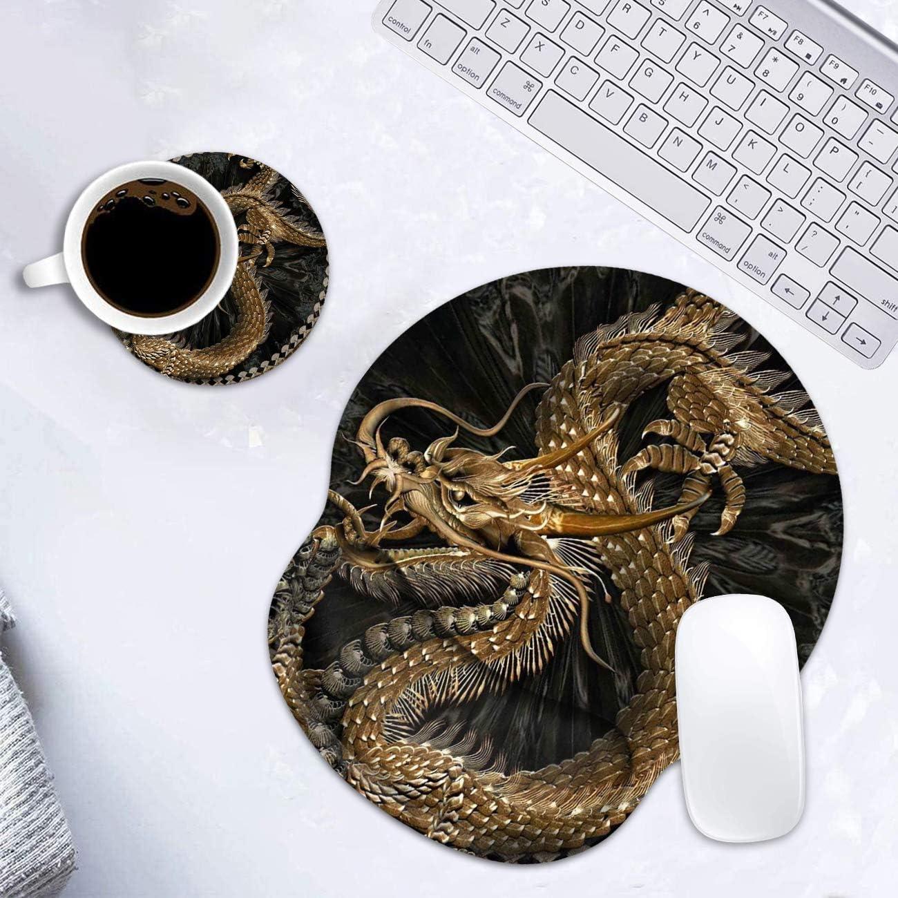 Almohadilla Ergonómica LACOMA con Soporte para Muñeca y Posavasos