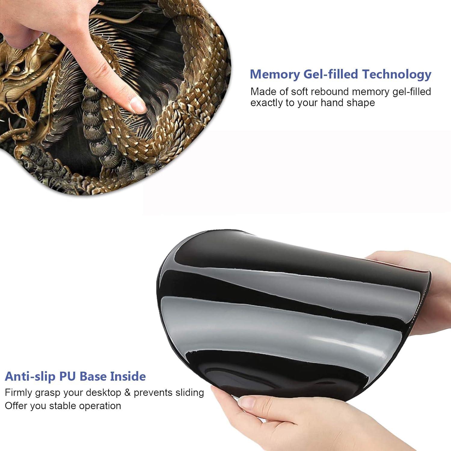 Almohadilla Ergonómica LACOMA con Soporte para Muñeca y Posavasos