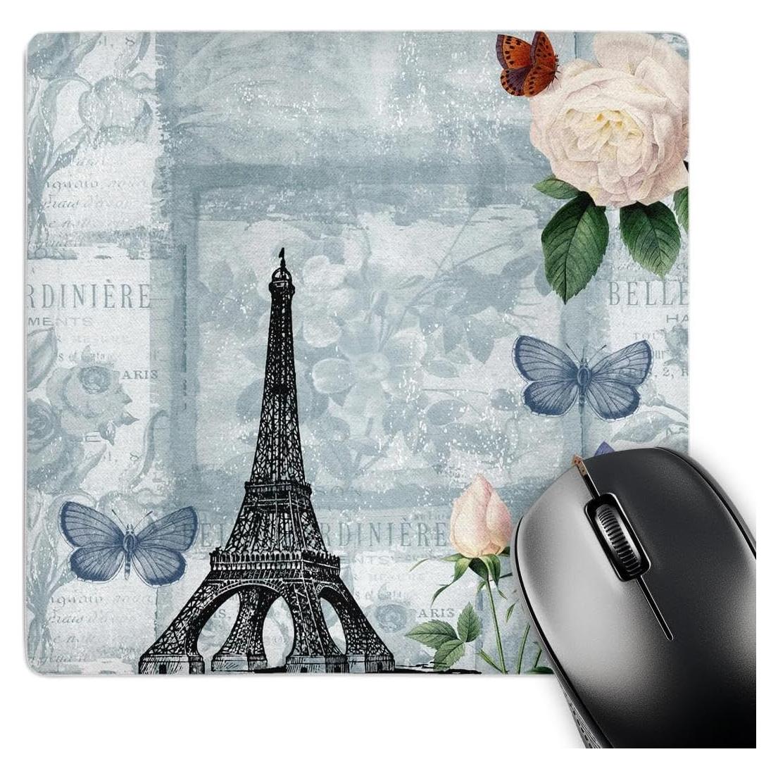 Alfombrilla de Ratón 3dRose Torre Eiffel Vintage 20.32cm