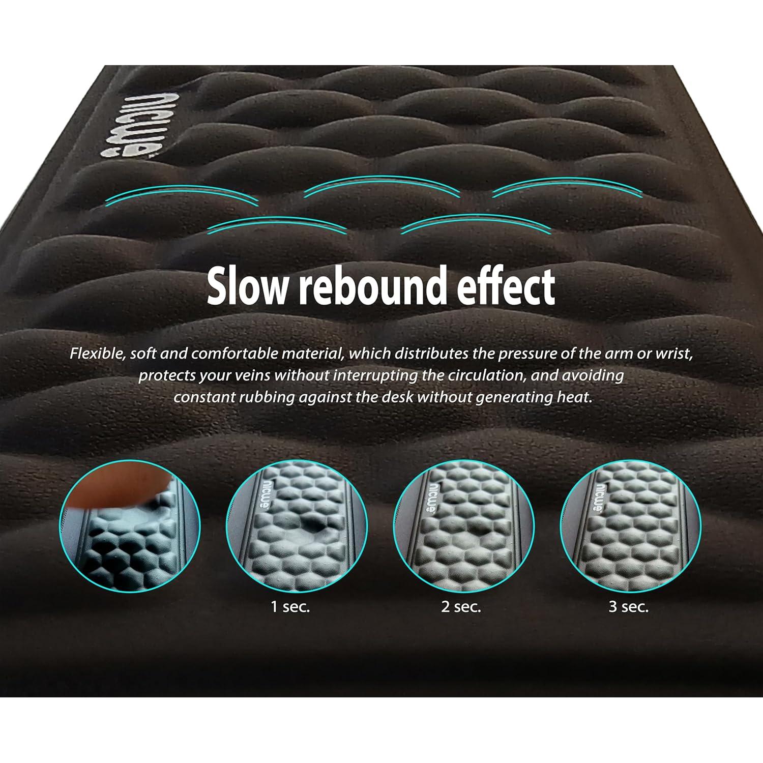 Almohadilla para Muñeca Ergonómica Nicwe - Espuma Viscoelástica