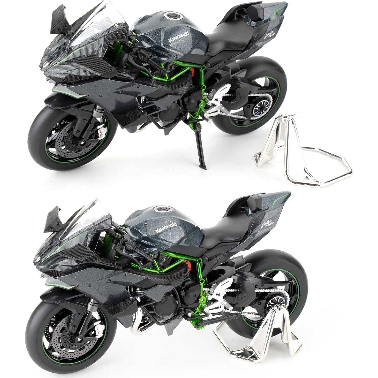 Modelo Motocicleta DieCast BDTCTK Ninja H2R 1:9 Negro
