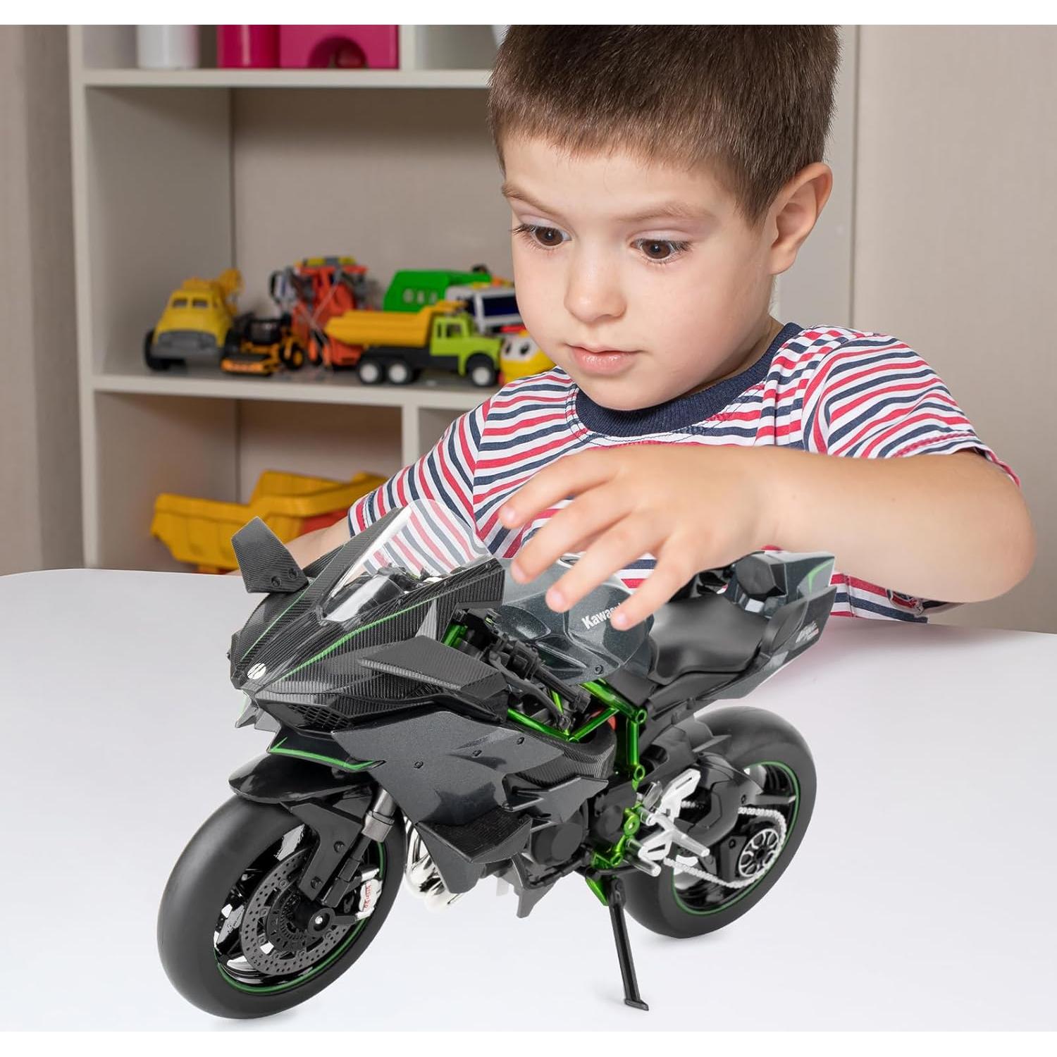 Modelo Motocicleta DieCast BDTCTK Ninja H2R 1:9 Negro