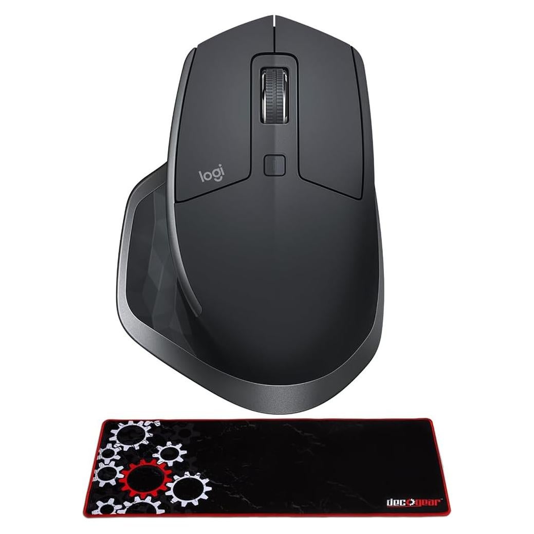 Ratón Inalámbrico Logitech MX Master 2S + Alfombrilla Gaming 30.48x81.28cm