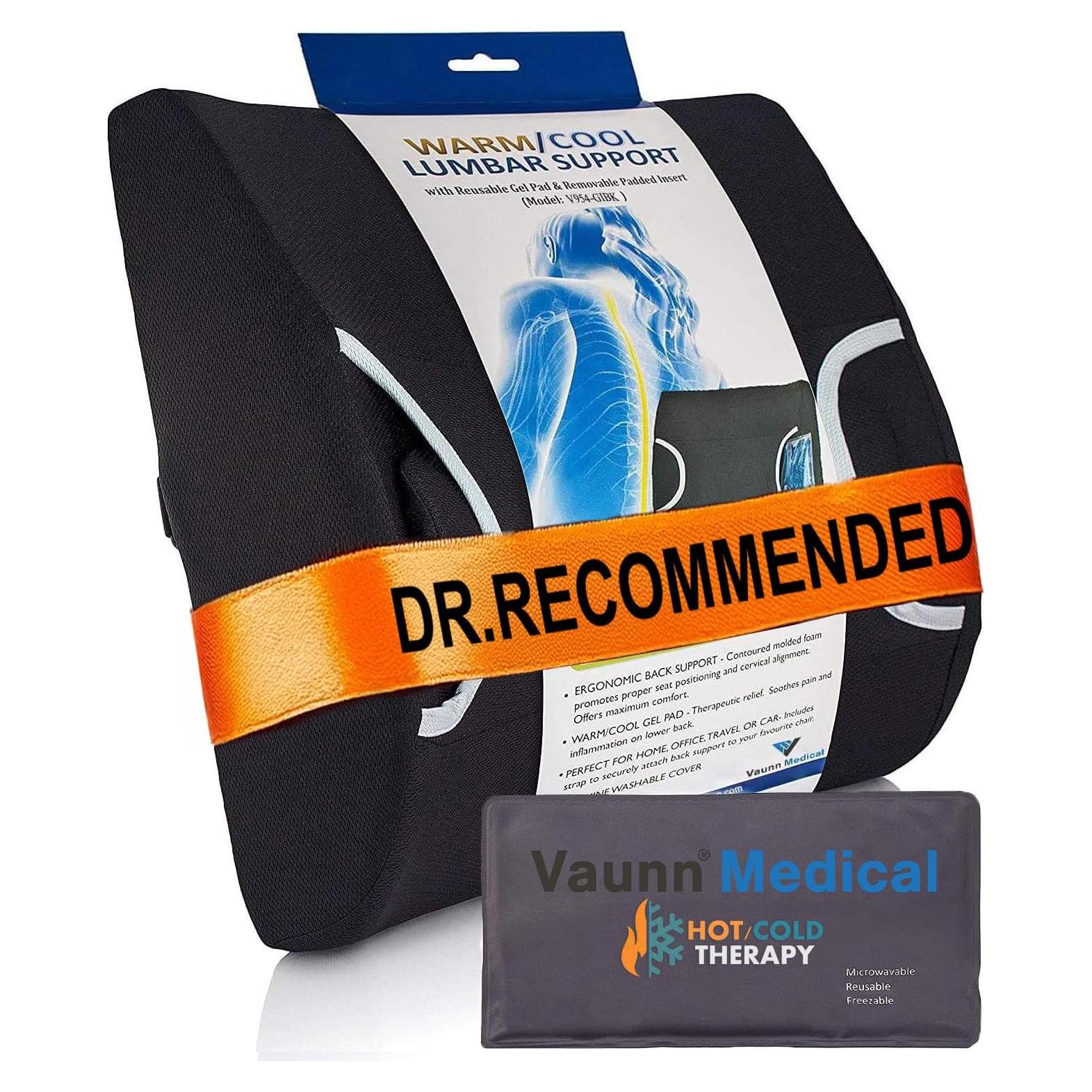 Cojín de Asiento Vaunn Soporte Lumbar Firme y Gel