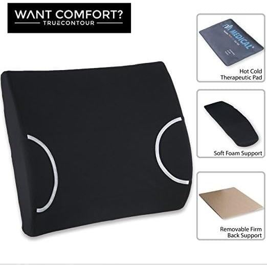 Cojín de Asiento Vaunn Soporte Lumbar Firme y Gel