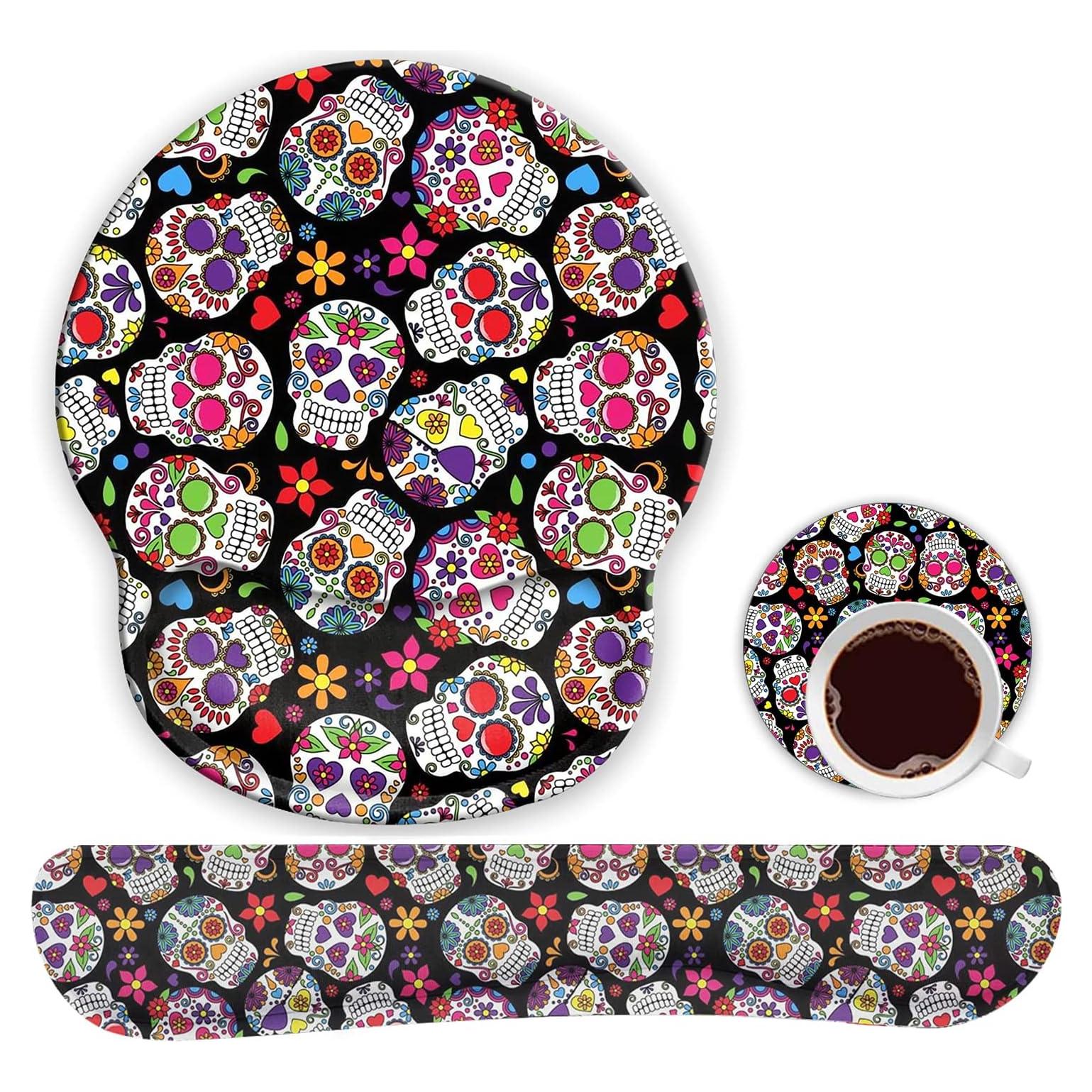 Almohadilla Ergonómica Yuxcfhjfe con Soporte de Muñeca y Posavasos