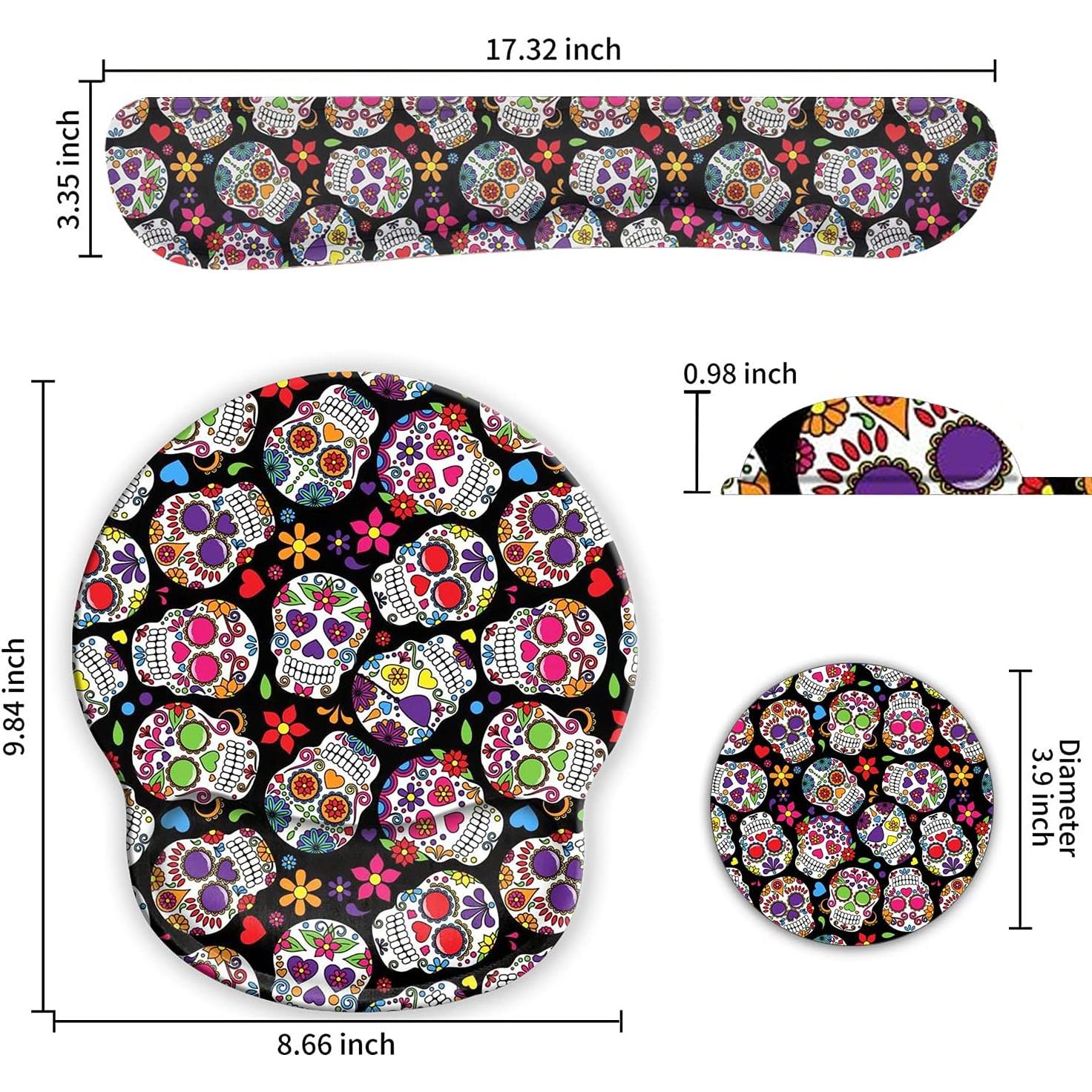 Almohadilla Ergonómica Yuxcfhjfe con Soporte de Muñeca y Posavasos