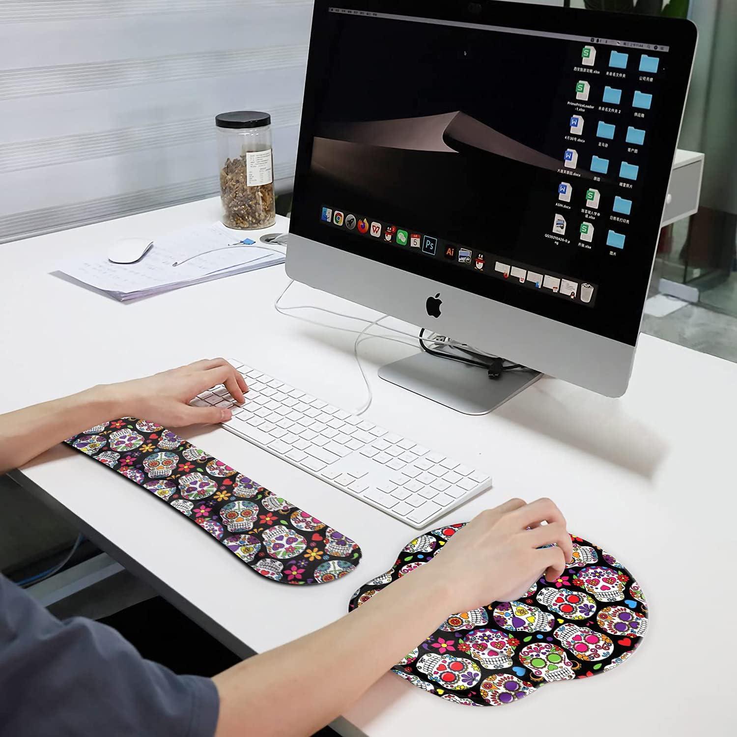 Almohadilla Ergonómica Yuxcfhjfe con Soporte de Muñeca y Posavasos