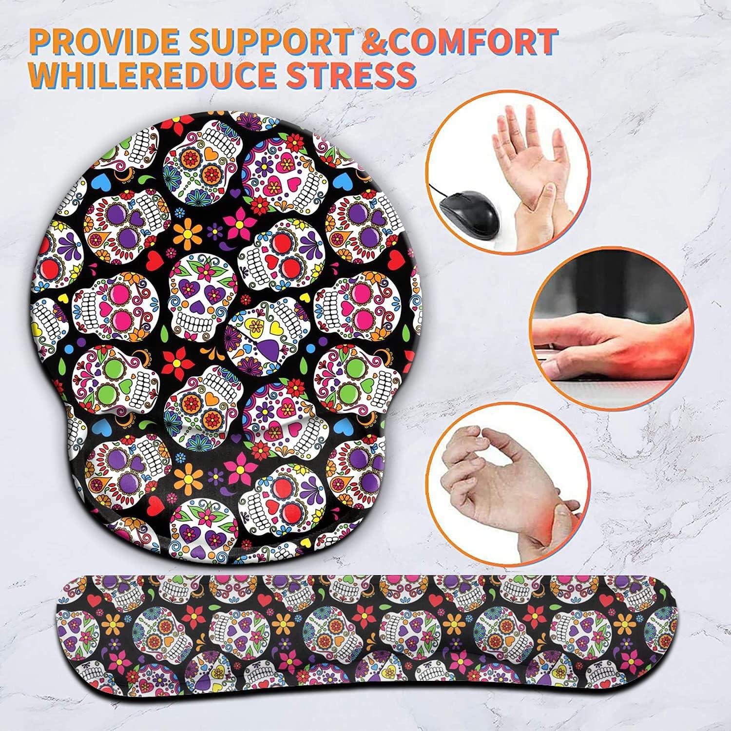 Almohadilla Ergonómica Yuxcfhjfe con Soporte de Muñeca y Posavasos