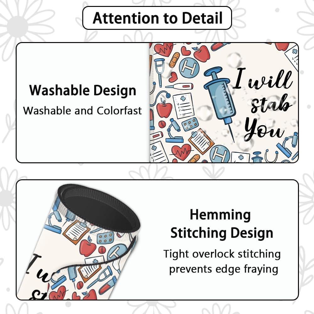 Mouse Pad Divertido AGMDESIGN 26x21cm Antideslizante para Enfermeras