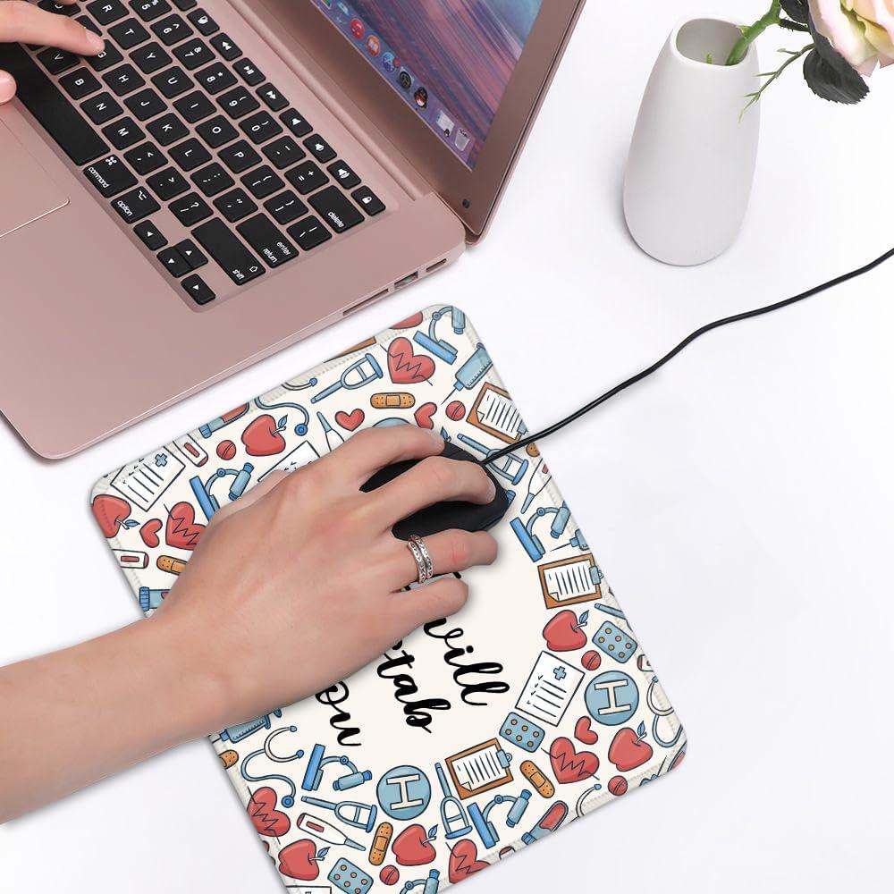 Mouse Pad Divertido AGMDESIGN 26x21cm Antideslizante para Enfermeras