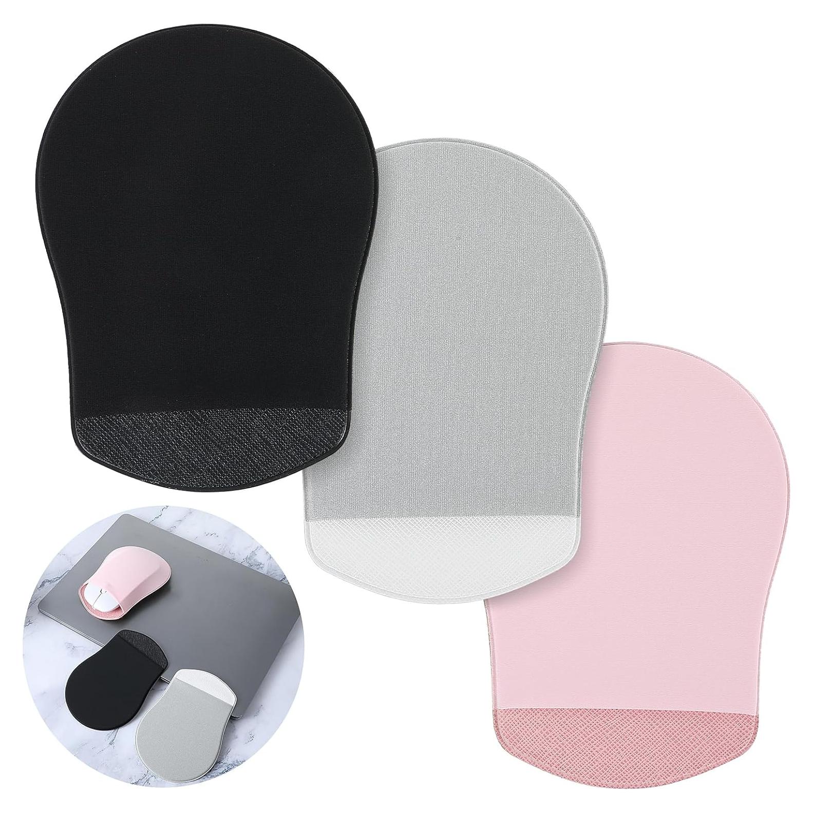 Soporte para Ratón Adhesivo AOZUO 3 Piezas Rosa Gris Negro