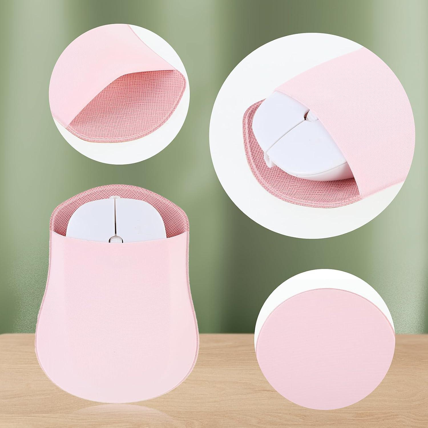 Soporte para Ratón Adhesivo AOZUO 3 Piezas Rosa Gris Negro