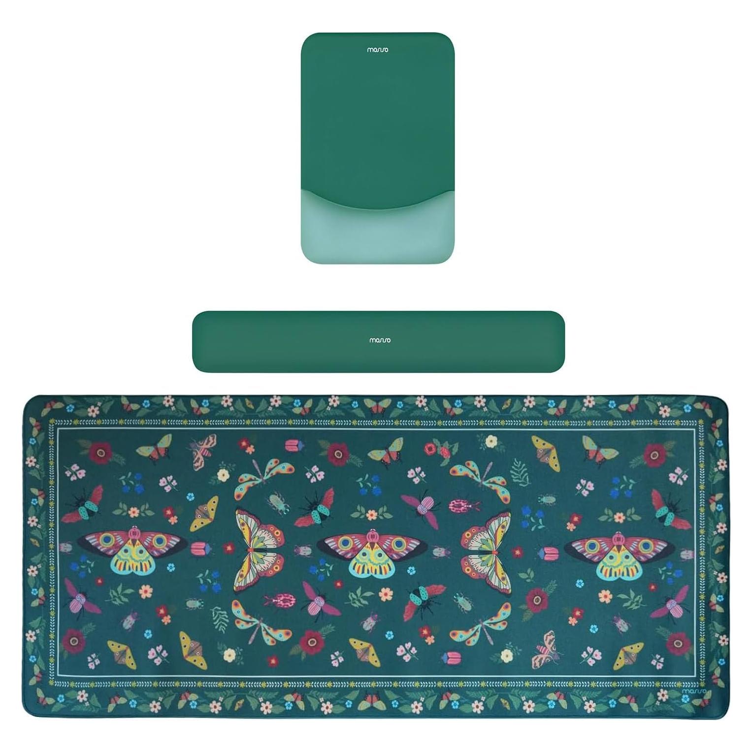 Soporte de Reposamuñecas MOSISO + Alfombrilla Grande 90x40cm