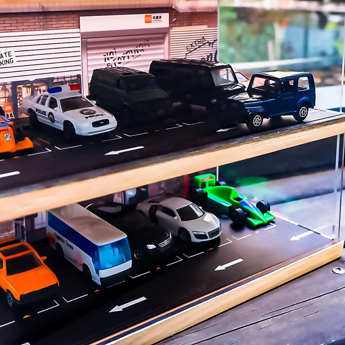 Vitrina para Modelos de Autos Kivcmds 1:64 4 Niveles