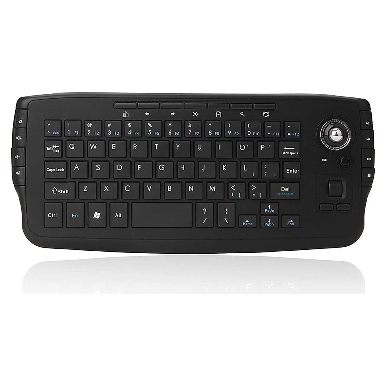 Teclado Inalámbrico Mini E30 con Trackball y USB - Sunydog