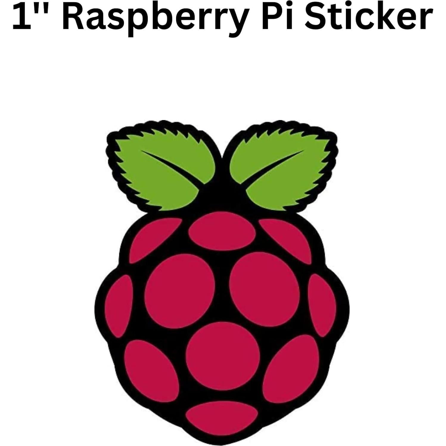 Official Raspberry Pi Keyboard and Mouse Combo + a Logo Sticker (White/Red)