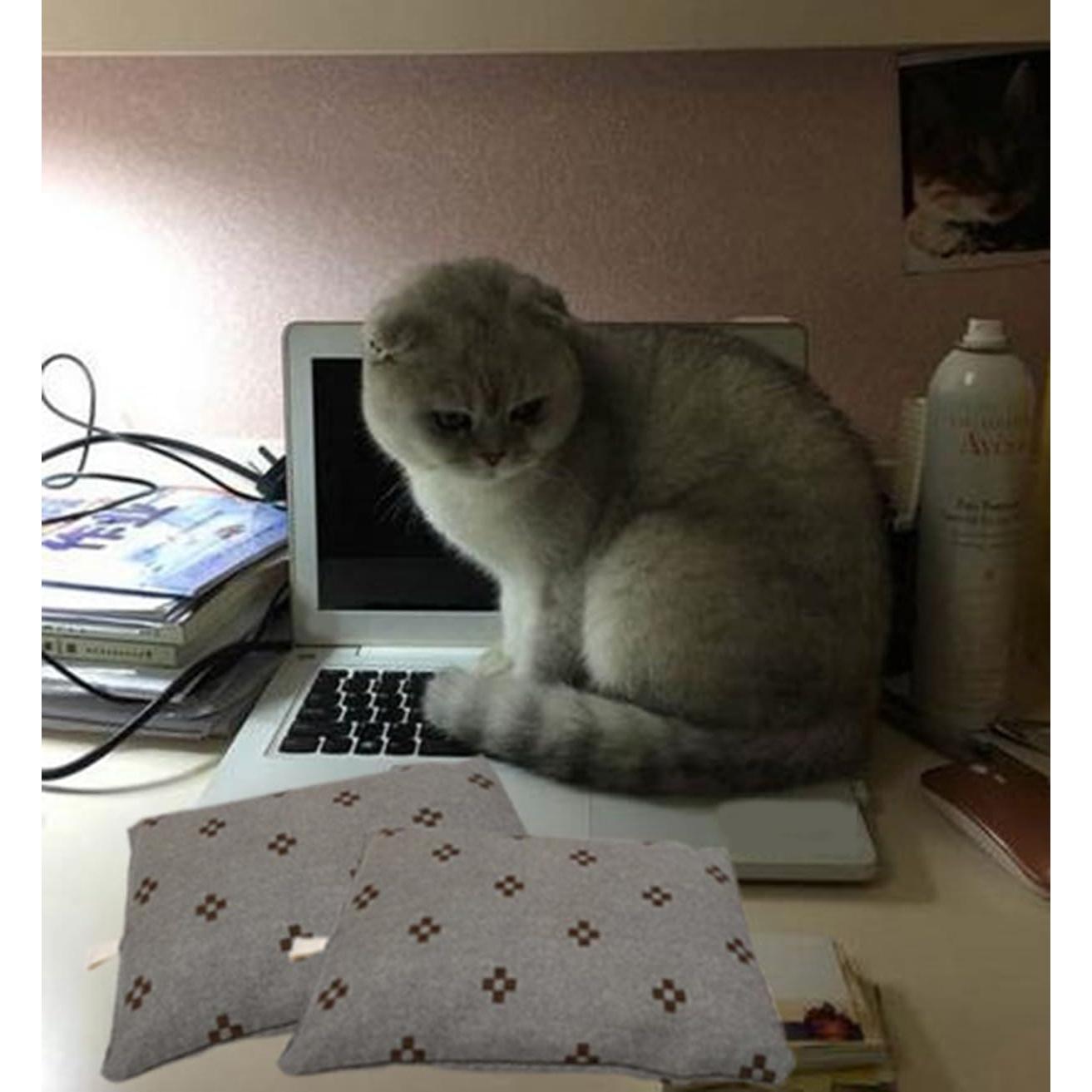 Almohadillas Ergonómicas de Algodón para Escritorio - 2 Piezas