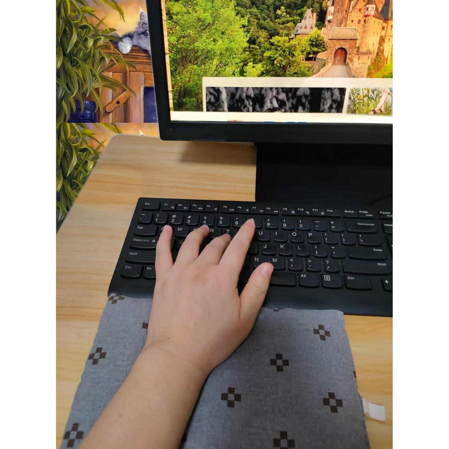 Almohadillas Ergonómicas de Algodón para Escritorio - 2 Piezas