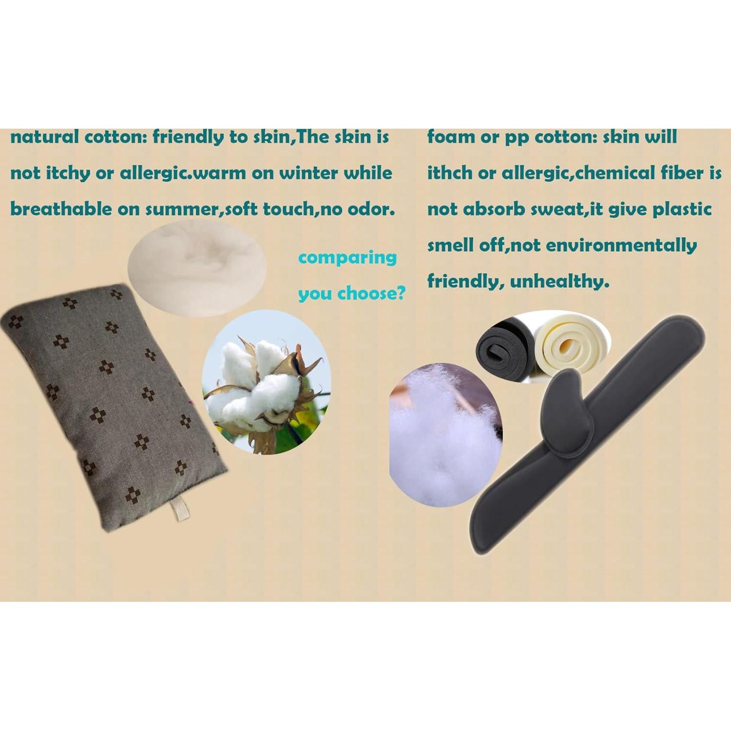 Almohadillas Ergonómicas de Algodón para Escritorio - 2 Piezas