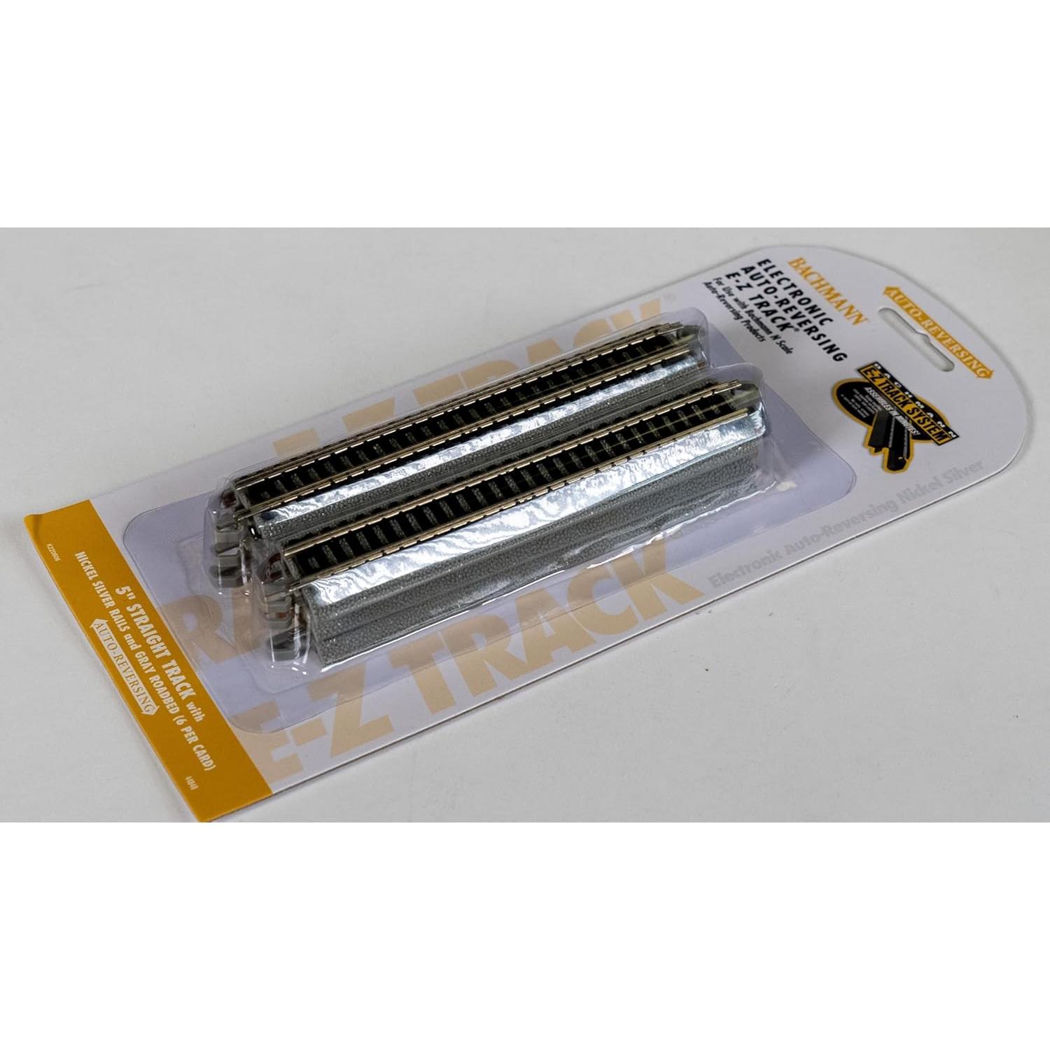 Pista E-Z Track N Bachmann 5" Níquel Plata Auto-Reversible