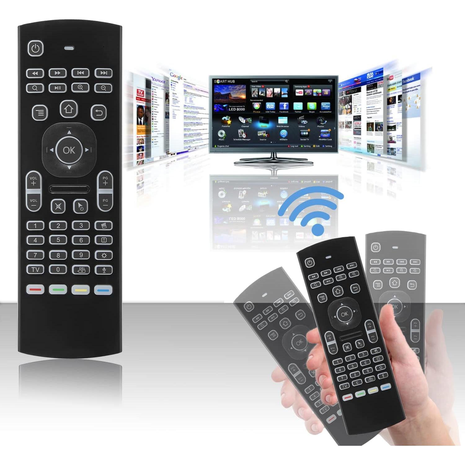 Control Remoto Inalámbrico CHUNGHOP MX3 con Teclado y Ratón Aéreo