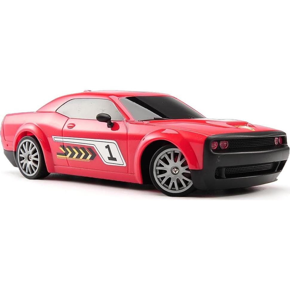 Coche RC Drift Jaming KF27 1:20 4WD Rojo con Luces LED