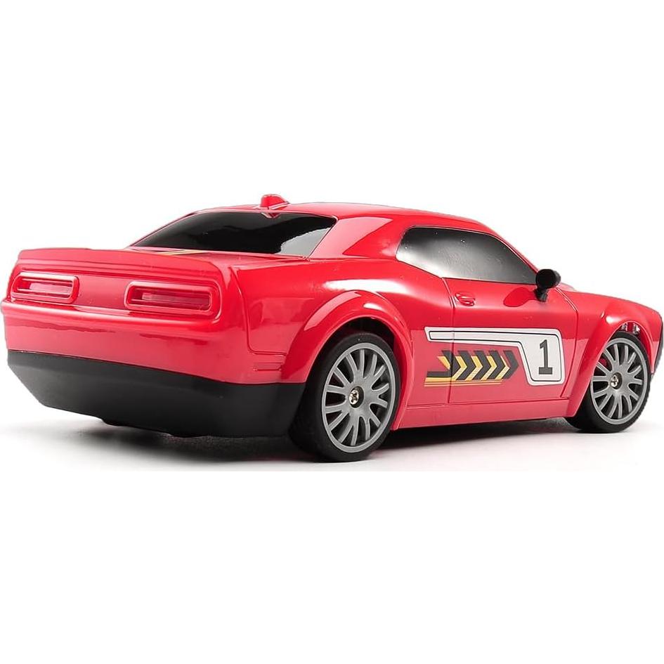 Coche RC Drift Jaming KF27 1:20 4WD Rojo con Luces LED