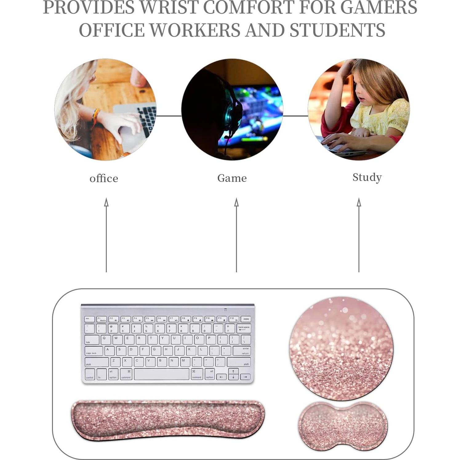 Alfombrilla de Ratón Ergonómica Yuxcfhjfe con Soporte para Muñeca