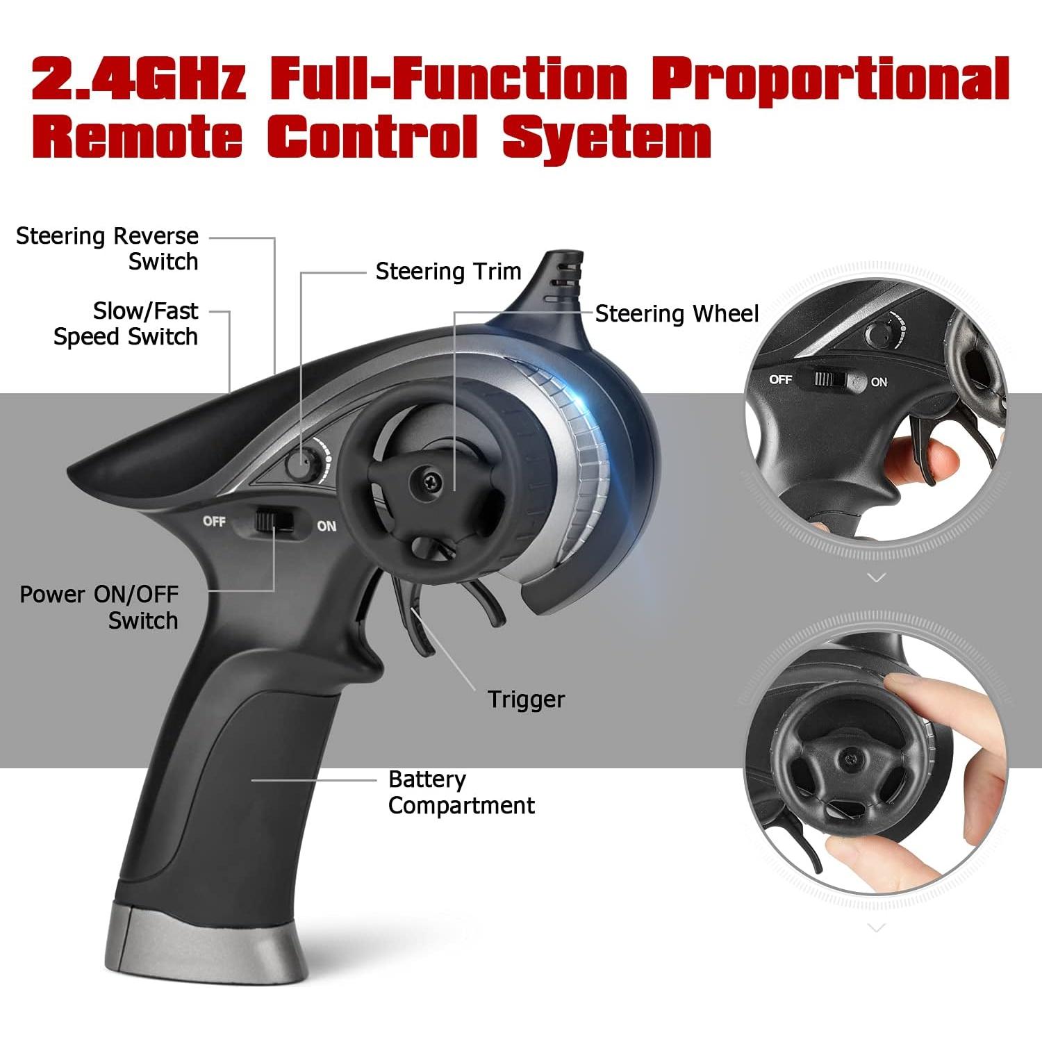 Camión RC 4X4 Haiboxing 1:18 36km/h Todo Terreno